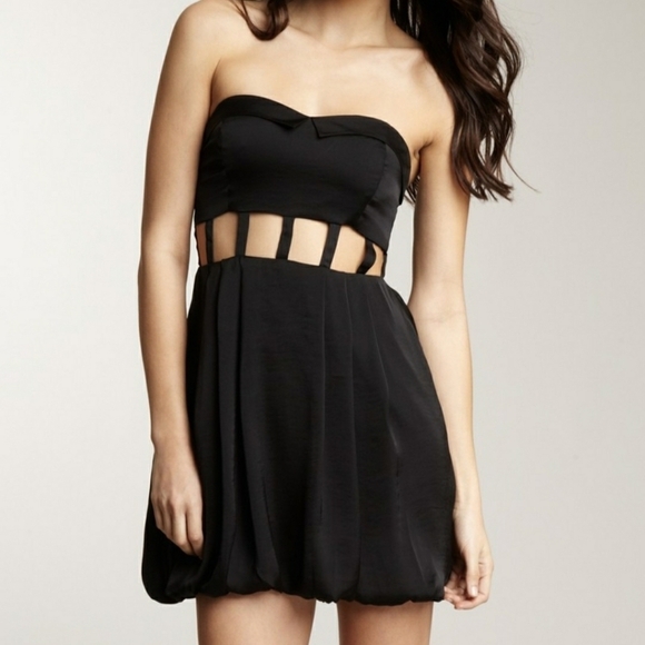 Keepsake Here and Now Bubble Dress cutout black - Picture 2 of 9